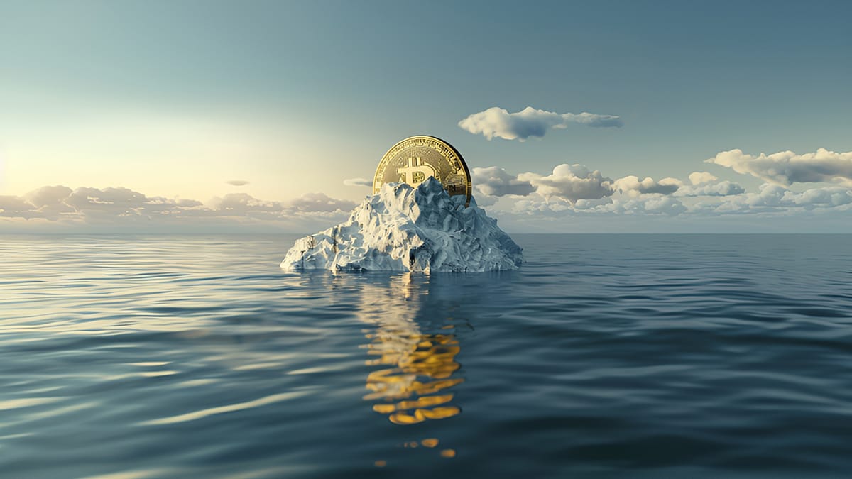 Bitcoin Basics iceberg concept art